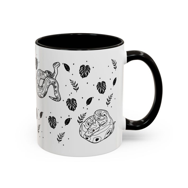 Becher mit Königspython-Motiv, 325 ml Bild 3