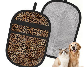 Pet Hair Remover Glove: Reusable Deshedding Brush for Dogs and Cats, Grooming Mitt