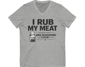 BBQ Seasoning Expert Shirt – I Rub My Meat Grilling Humor Tee