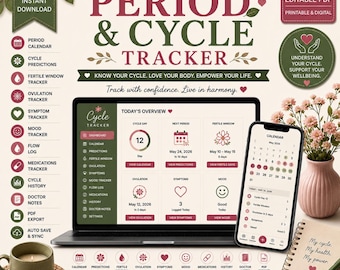 Period & Fertility Tracker — Ovulation Calendar, Symptom, Mood Journal