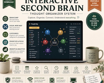 Interactive Second Brain System to Reduce ADHD Mental Clutter