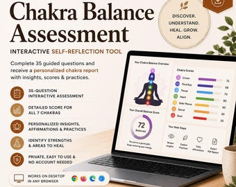 Chakra Balance Test — Interactive Energy Healing Quiz & Report