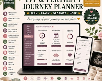 IVF Fertility Journey Planner — Medication Log & Treatment Tracker
