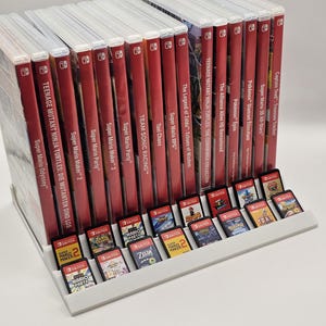 Supporto portaoggetti per Nintendo Switch – Organizzatore di giochi per Switch – Espositore per collezione di videogiochi – Stampato in 3D