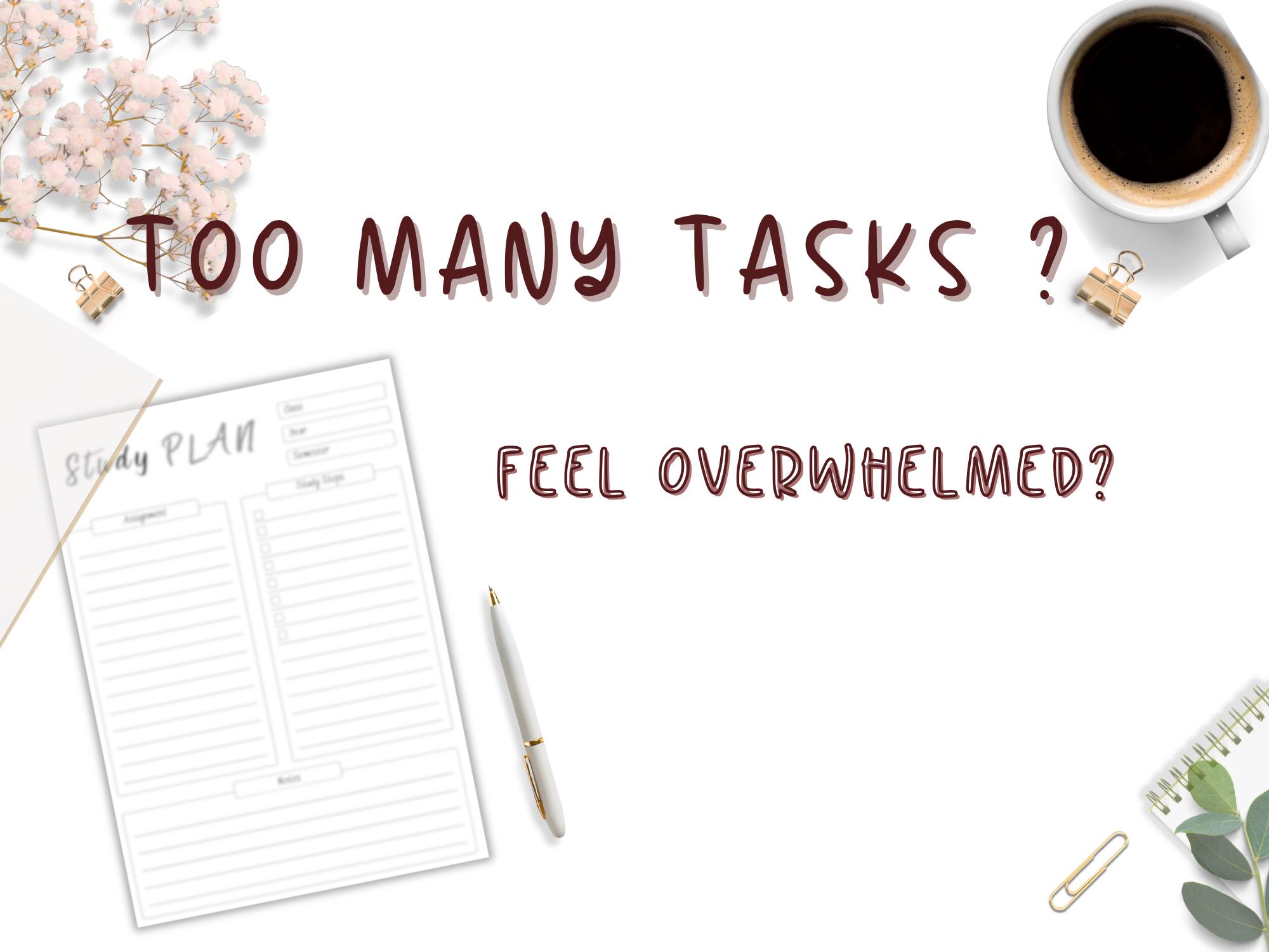 One Page Study Planner PDF | Focus Fast & Finish Tasks - Etsy