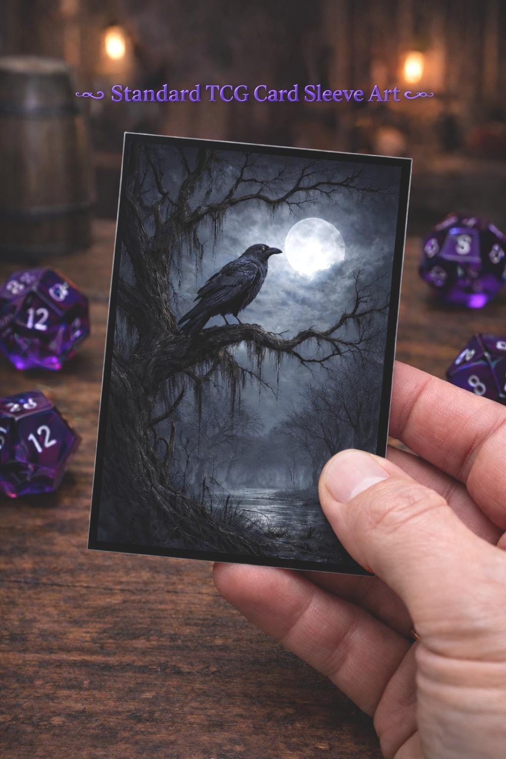 Mtg Card Sleeves Raven - Etsy Mtg Card Sleeves Raven - Etsy