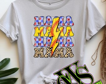 Softball Mama  Shirt
