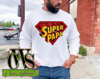 Super Papa Shirt Design