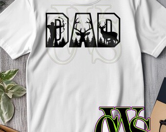 Dad deer hunting  Shirt design