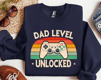 Dad Level Unlocked Shirt design