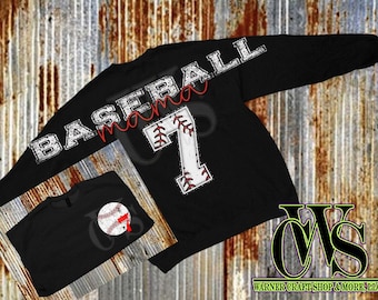 Wing Span Baseball/ Softball Mama Sweatshirt