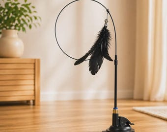Interactief kattenspeeltje met zuignap voor katten