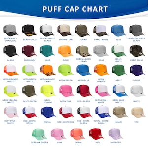 Anpassad pufftryckt hatt, Anpassad skumhatt, Anpassad truckerkeps i nät, Hatt med hög krona, Skumtruckerkeps, Metallisk puffhatt, 3D-pufftryckt hatt bild 14