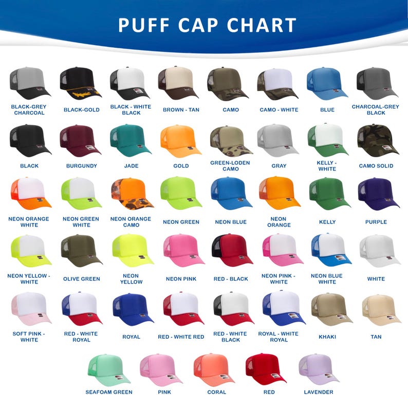 Anpassad pufftryckt hatt, Anpassad skumhatt, Anpassad truckerkeps i nät, Hatt med hög krona, Skumtruckerkeps, Metallisk puffhatt, 3D-pufftryckt hatt bild 14