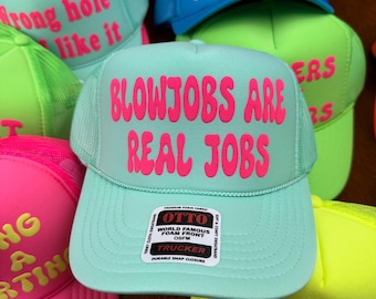 Benutzerdefinierte Partyhut für Erwachsene, unangemessene Bachelorette Trucker-Hut, vulgäre Wortlaut Partyhut, lustige Hüte für Erwachsene, Bachelor Squad Hats