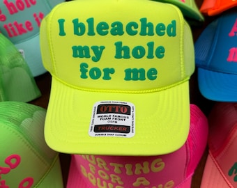 Benutzerdefinierte Partyhut für Erwachsene, unangemessene Bachelorette Trucker-Hut, vulgäre Wortlaut Partyhut, lustige Hüte für Erwachsene, Bachelor Squad Hats