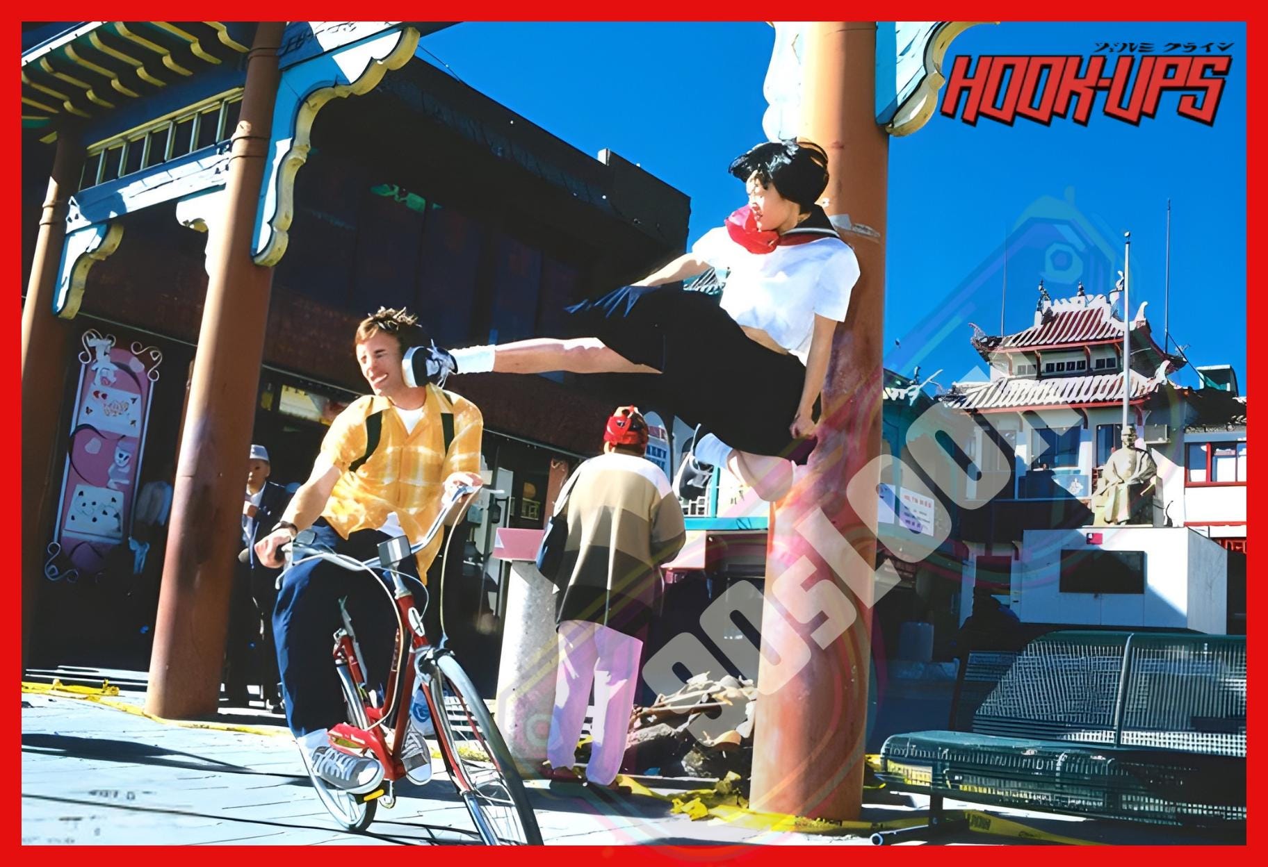 SKATERS NIGHT FINAL 1999 ポスタースケーターズナイト 90s Hook-ups Skateboard Poster Print, Ming Tran Jeremy Klein Skate