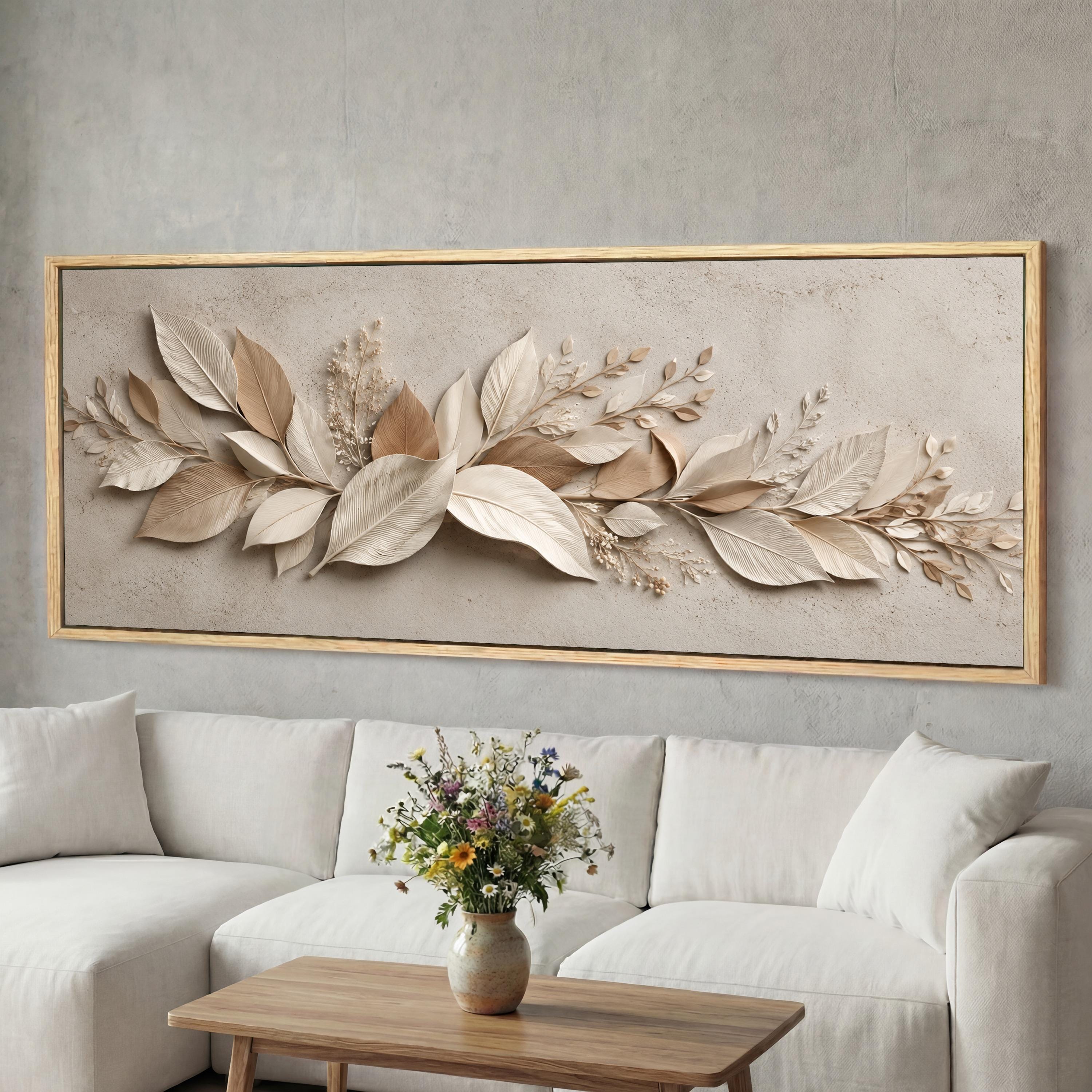 12x30 Horizontal Botanical Art - Etsy