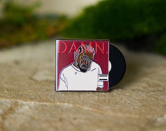Pin de esmalte duro del álbum DAMN