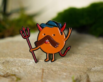 Pin de esmalte suave de Belcebú