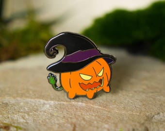 Pin de esmalte duro de calabaza