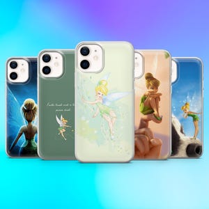Tinkerbell Phone Case Fairy Pixie Dust Cover for iPhone 17e, 16E, 15, 14, 13 Samsung S26, S25Fe, S23, A57 Pixel 10A, 10ProXL, 9A