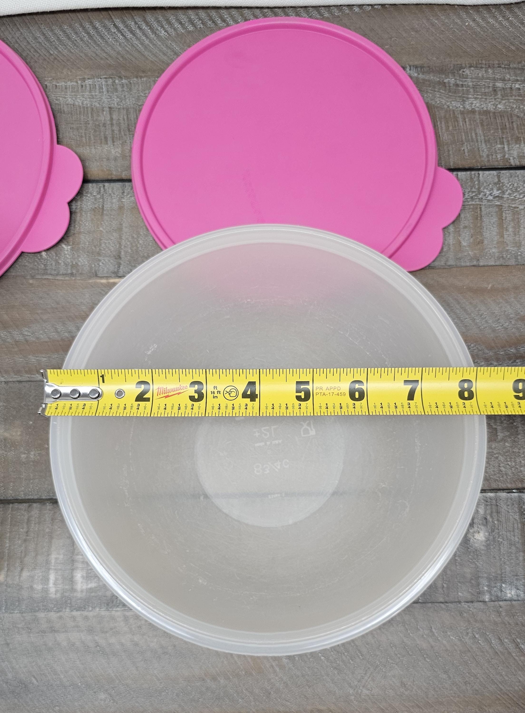 Tupperware MMだ円ピンクビッグセット Vintage Pink Tupperware Wonderlier Nesting Bowl Set of 2 - (AS IS