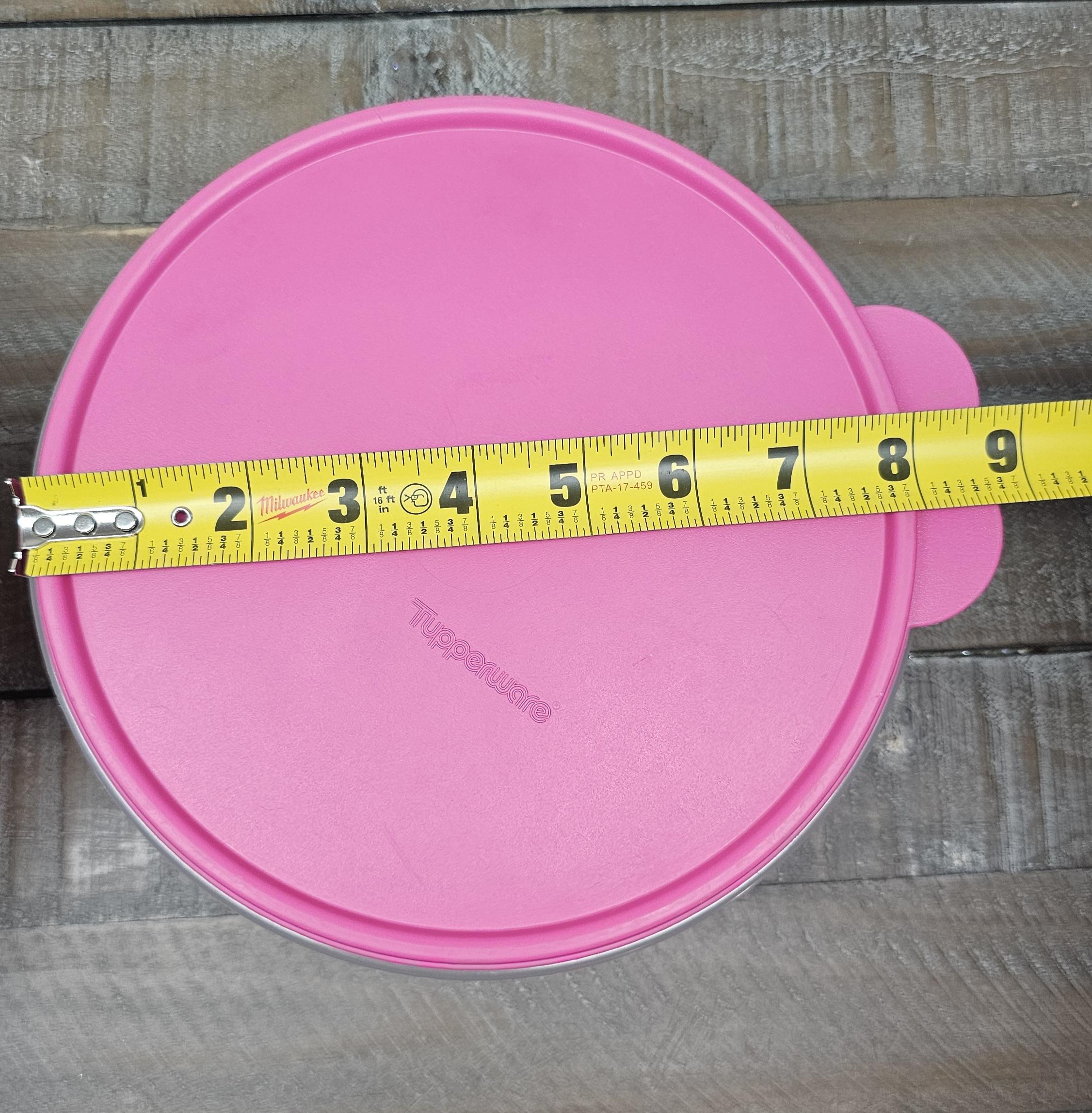 Vintage Pink Tupperware Wonderlier Nesting Bowl Set of 2 - (AS IS