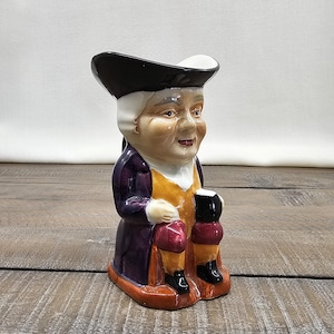 Vintage 1940s Shorter & Son Toby S/S Jug - Hand-Painted Staffordshire