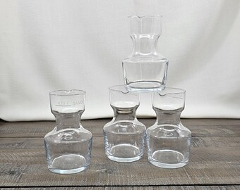 Set of 4 Saivo Italy 0.25L Wine Carafes | MCM Bistro Glass