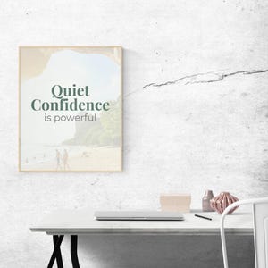 Selbstvertrauen und -glaube, Wandkunst | PDF PNG | Ermächtigendes Zitat Drucke | 2026 Mindset Dekor | Motivierendes Poster Kit | Selbstvertrauen Geschenk