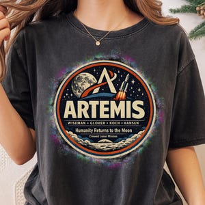 Artemis 2 Program 2026 tshirt, Retro NASA Moon Mission Tee, Comfort Colors Special Edition