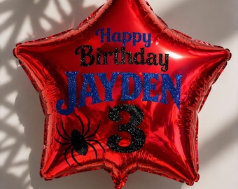 Globos de 18 pulgadas / Globo de cumpleaños con nombre personalizado / Decoración para fiestas temáticas / Globo de fiesta personalizado