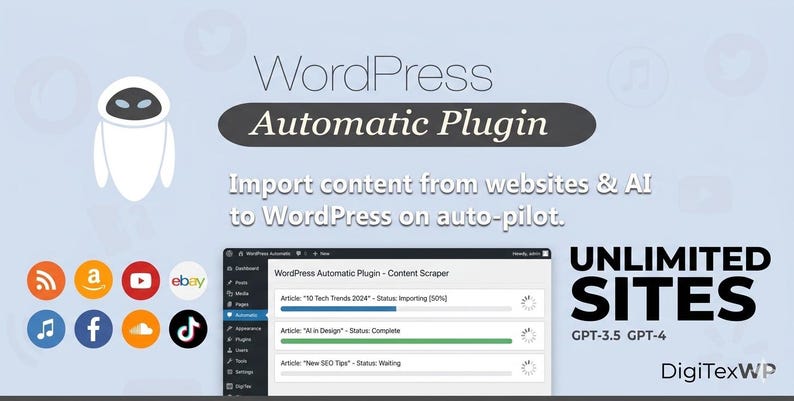 WP Automatic AI Content Generator Plugin – Unlimited Sites, GPL License ...