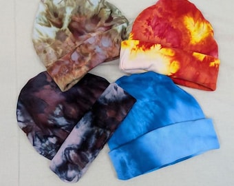 Gorro de algodón 100% teñido a mano