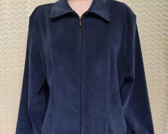 Classic | Faux Suede | Zip Up Jacket