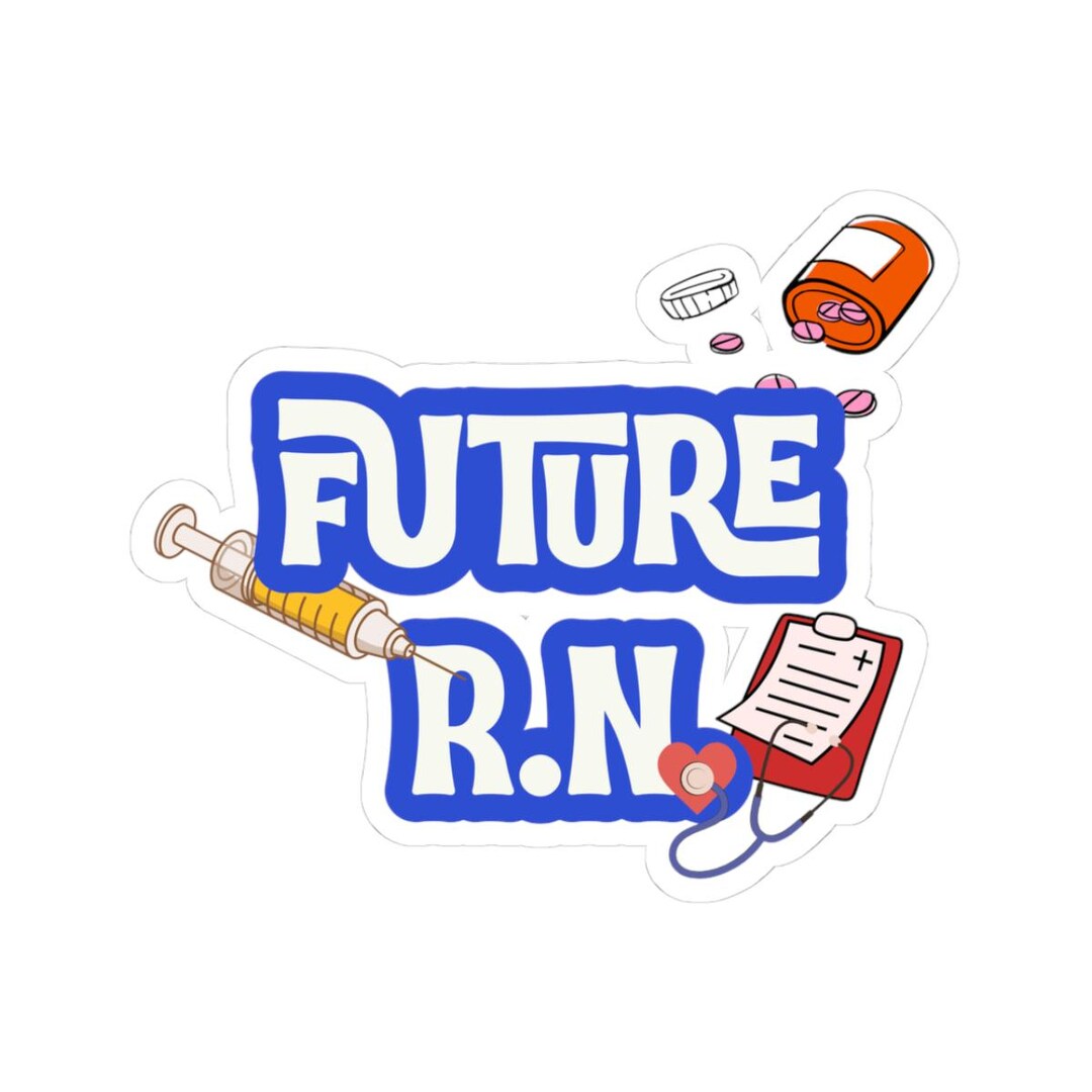 Future R.N. Sticker | Nursing Student Gift | Healthcare Student Decal ...