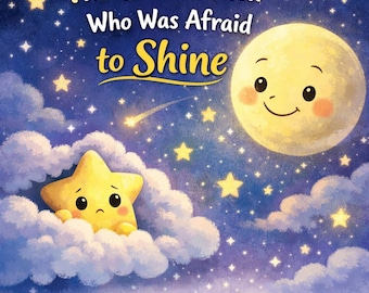 El cuento para dormir de la estrellita / Cuento infantil con moraleja para imprimir (Descarga digital)