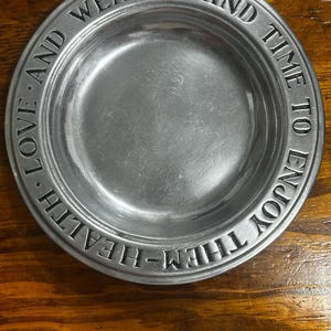 Wilton Armetale Pewter Plates - Etsy