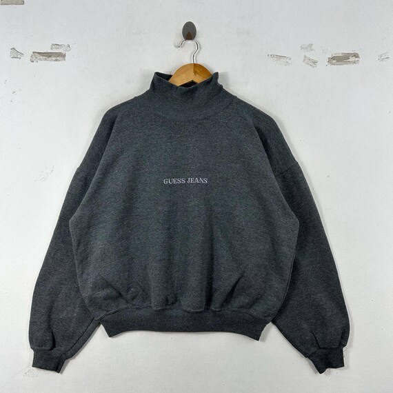 Vintage GUESS Jeans Mock Neck Sweatshirt #553
