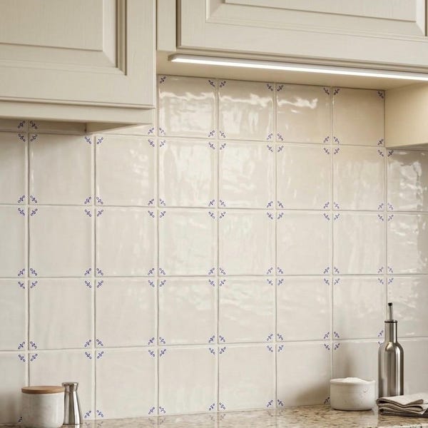 Vintage Delft Tiles for Backsplash