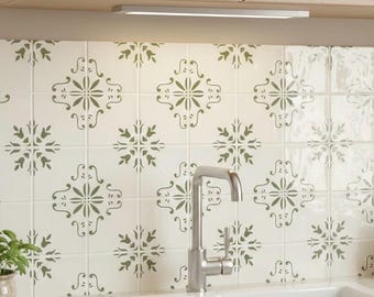 Custom Delft Hand Painted Pattern Tiles Sample Tile