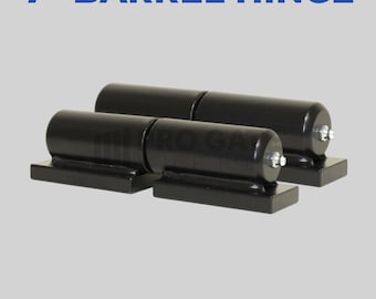 7" Steel Barrel Style Hinge Heavy Duty Gate Weld on Plate Ball Bearing
