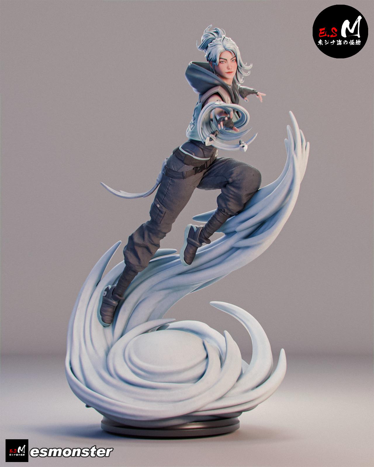 1/8　未塗装 未組立　フィギュア　ガレージキット　ジェット　VALORANT Valorant jett figure - Etsy 日本