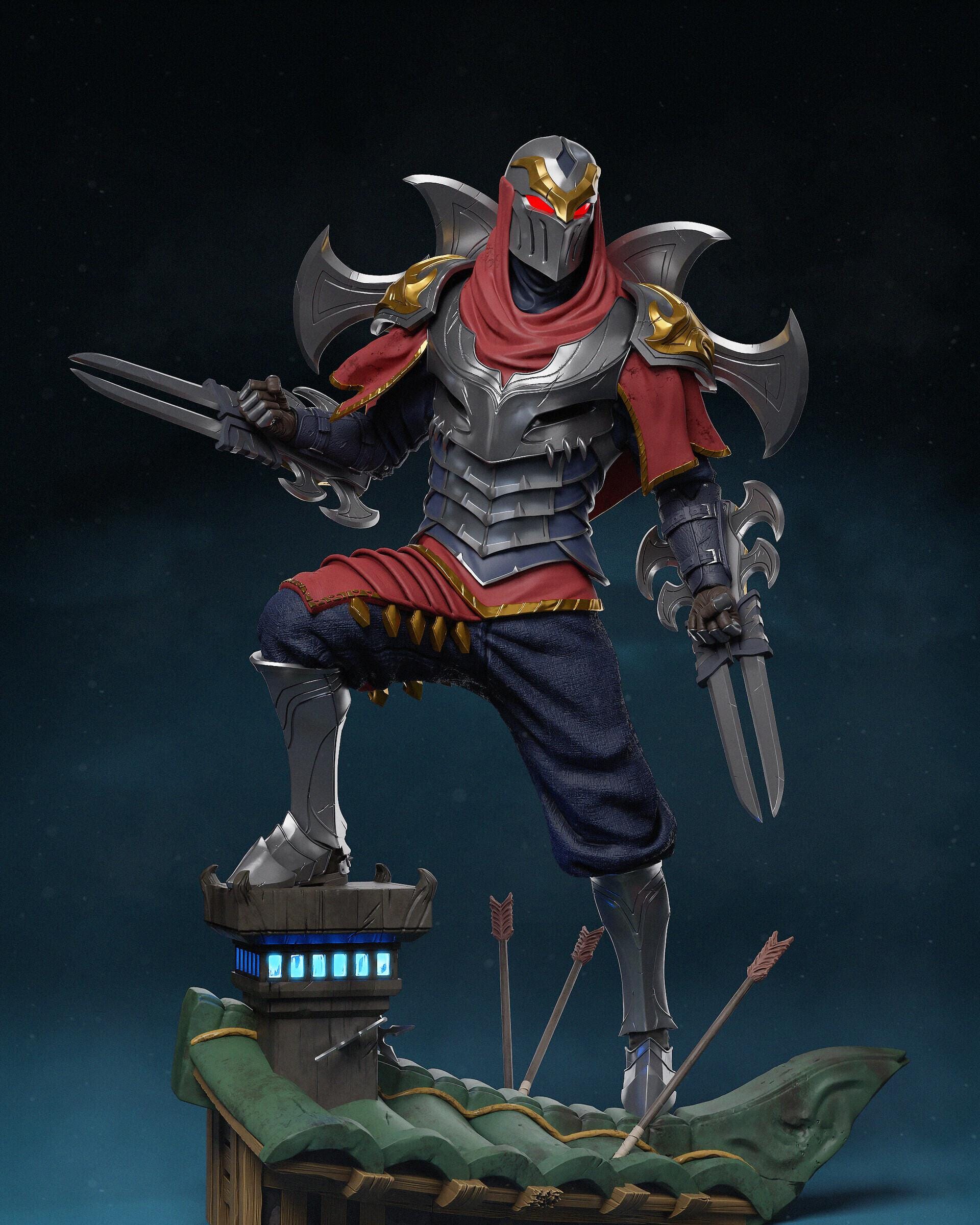 Zed League Figure - Etsy