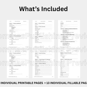 1099 Business Management Pack 2026 | Income & Expense Tracker | Contractor Tracker | Printable PDF + Fillable PDF image 3