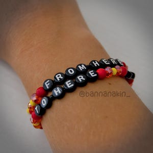 From Here, To Here - Bracelet (twenty one pilots inspired)