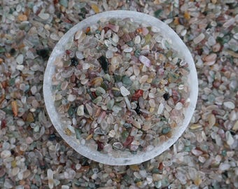 Mixed Agate Crystal Chips 3–6mm – Tumbled Gemstone for Jewelry Making, Resin Art, Crafts