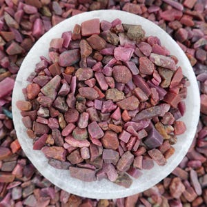 Ruby Chips 3–10mm, Tumbled Ruby Stone Chips, Deep Red Gemstone Chips for Jewelry Making, Resin Art, Bulk Crystal Chips