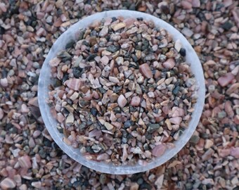 Rhodochrosite Gemstone Chips 3–5mm – Pink Tumbled Crystals for Jewelry Making, Resin Art